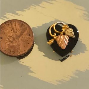 Black hills gold heart pendant